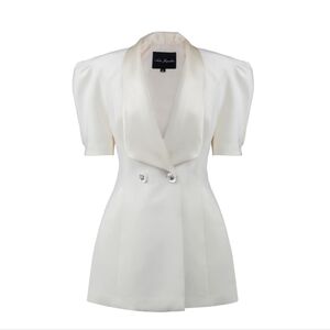 Nana Jacqueline Alia Dress - Color: White Size: S